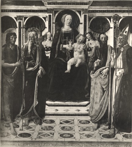 Gray, William Edward — Cosimo Rosselli. Madonna Enthroned. Fitzwilliam Museum — insieme